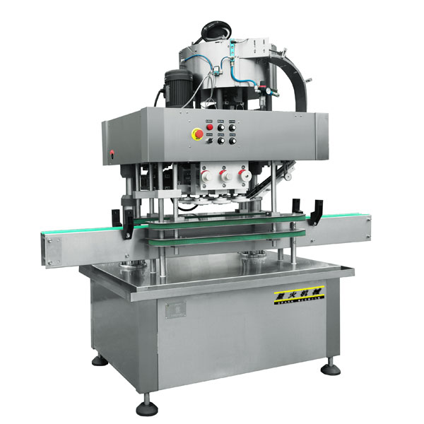 玻璃瓶高速旋蓋機-直列式全自動旋蓋設(shè)備